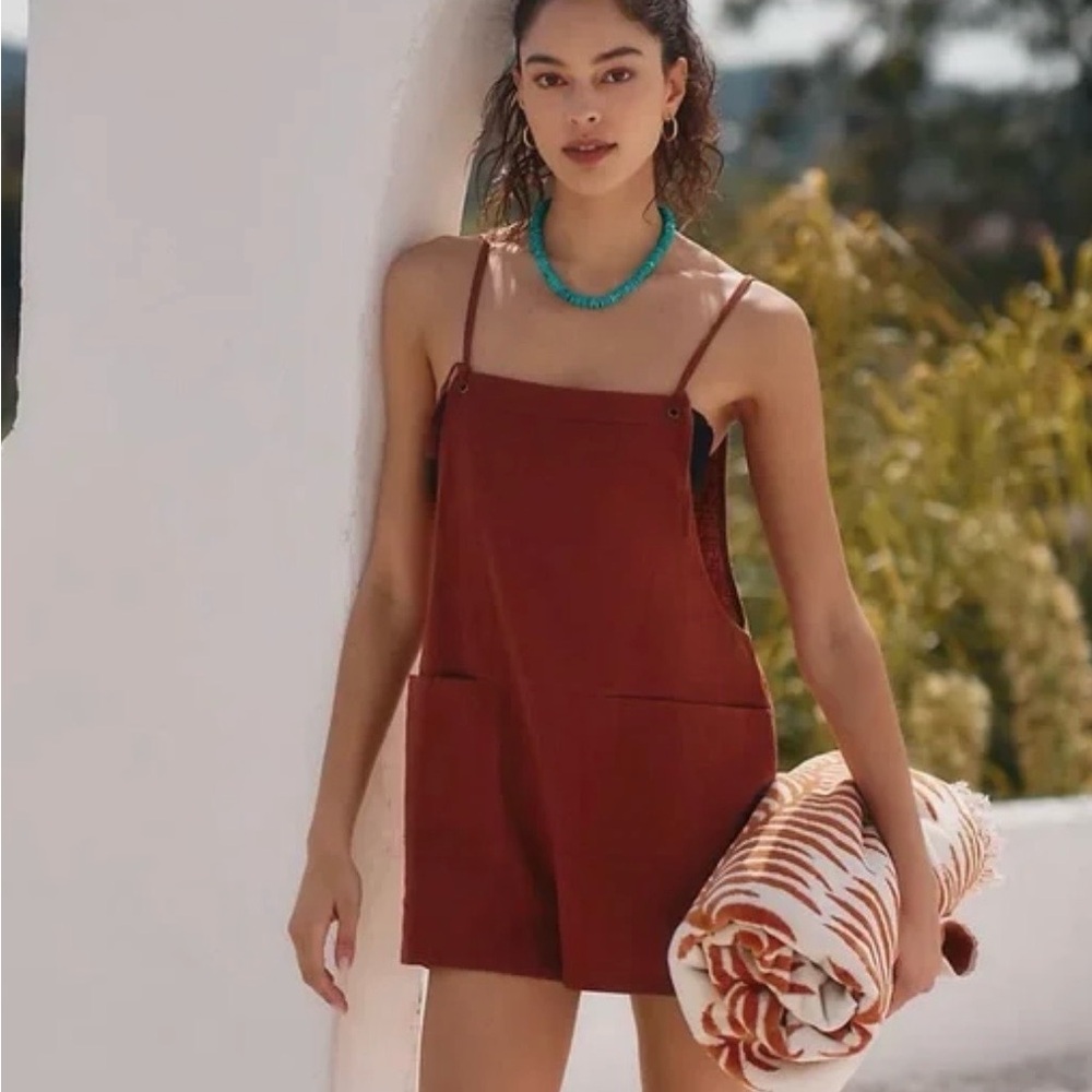 L*Space Indy Romper in Coffee Rustic Brown Small